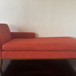 Mid Century Style Chaise Lounge Couch