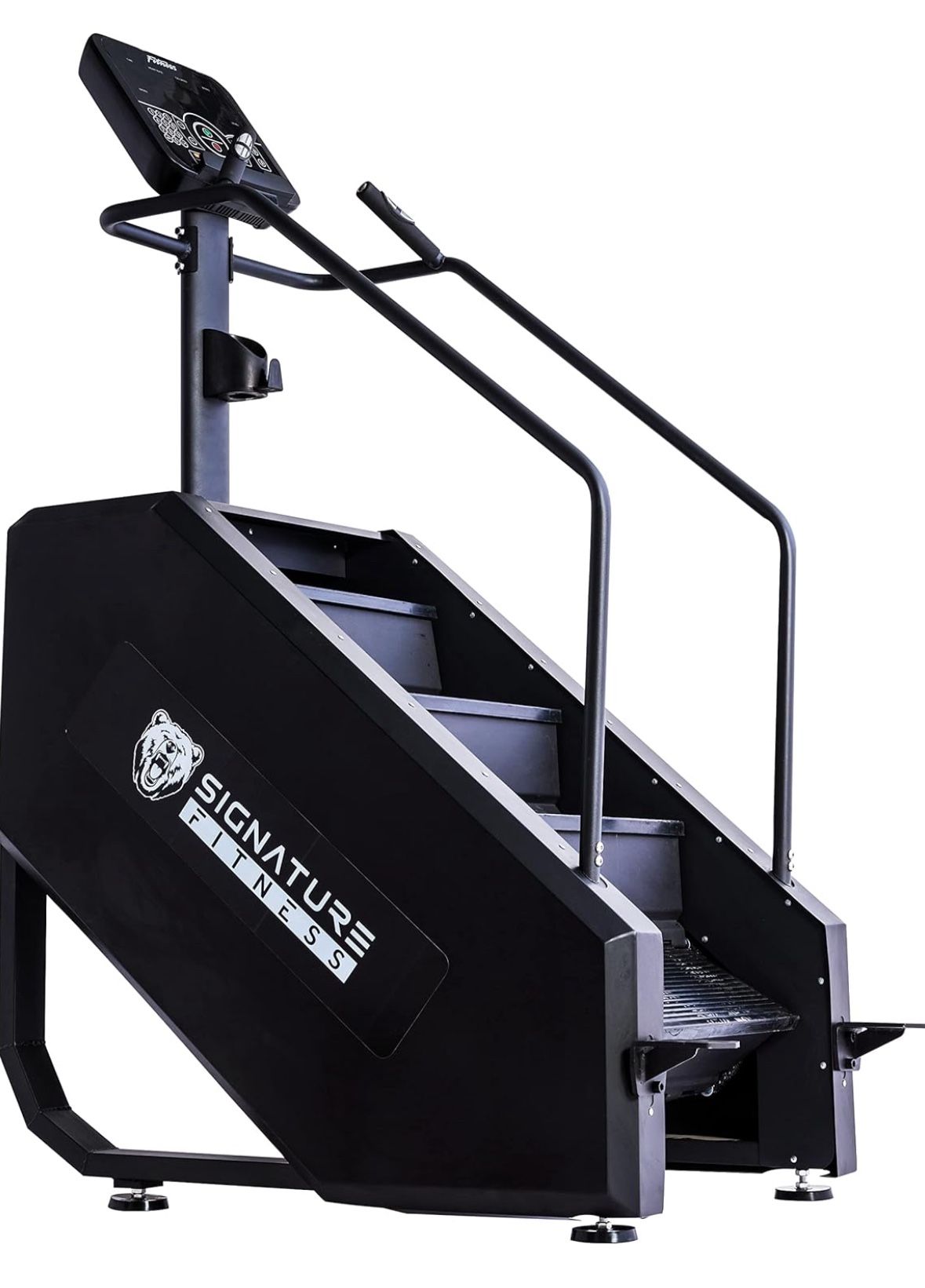 Signature Fitness Continuous Climber Commercial Grade Stair Stepping Machine for Cardio and Lower Body Workouts