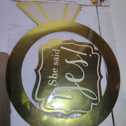 "She Said Yes" Photo Prop