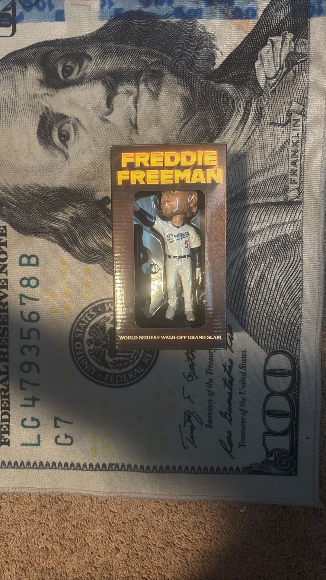 Freddie Freeman Walkoff Bobble head