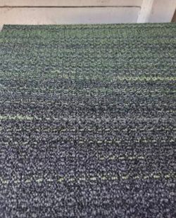 New Commercial Carpet Tiles Green and Gray