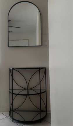 Entryway Table & Mirror