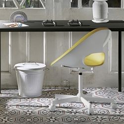 Table and swivel chair