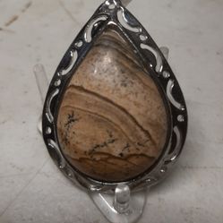 Picture Jasper Pendant REDUCED 
