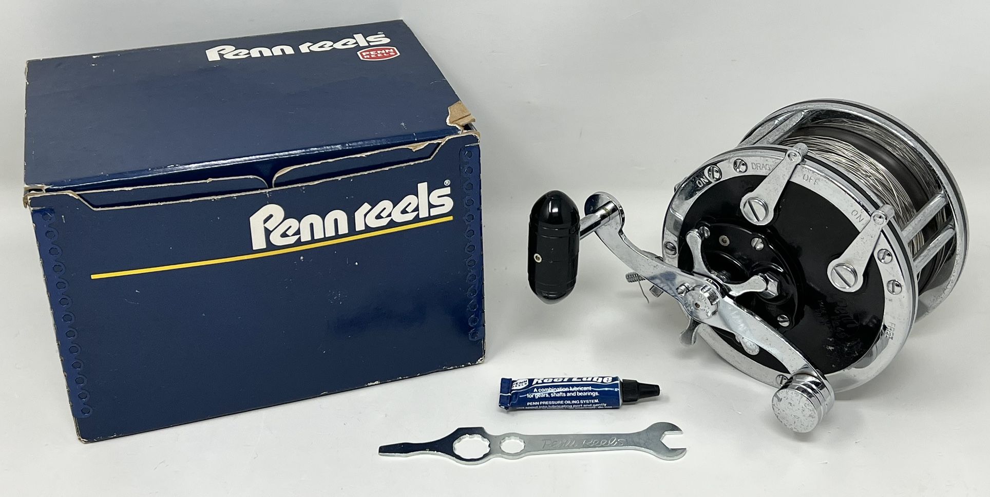 Vintage Penn Reels 49 Super Mariner Deep Sea Saltwater Fishing Reel