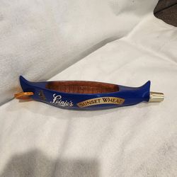 Leinenkugel's Leinie's Sunset Wheat Canoe Beer Keg Tap Handle 14.25" Tall