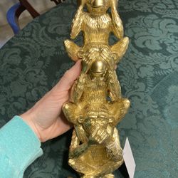 Hear No Evil, See No Evil, Speak No Evil Gold Monkeys 