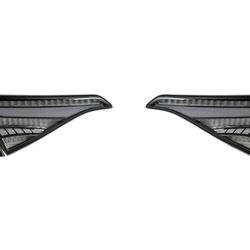 11TH GEN HONDA CIVIC DEMON EYE TAIL LIGHTS- smoke white