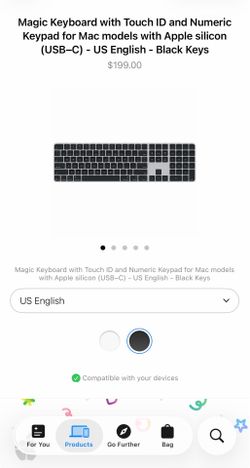 Apple Magic Keyboard with Touch ID & Numeric Keypad – New, Sealed in Box | $120 (Retail $179)