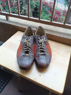 Rockport I Travel https://offerup.com/redirect/?o=SS5UcmF2ZWw= Comfort Shoes Leather Brown Orange Size 12-13