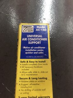 Universal Window AC Support Bracket