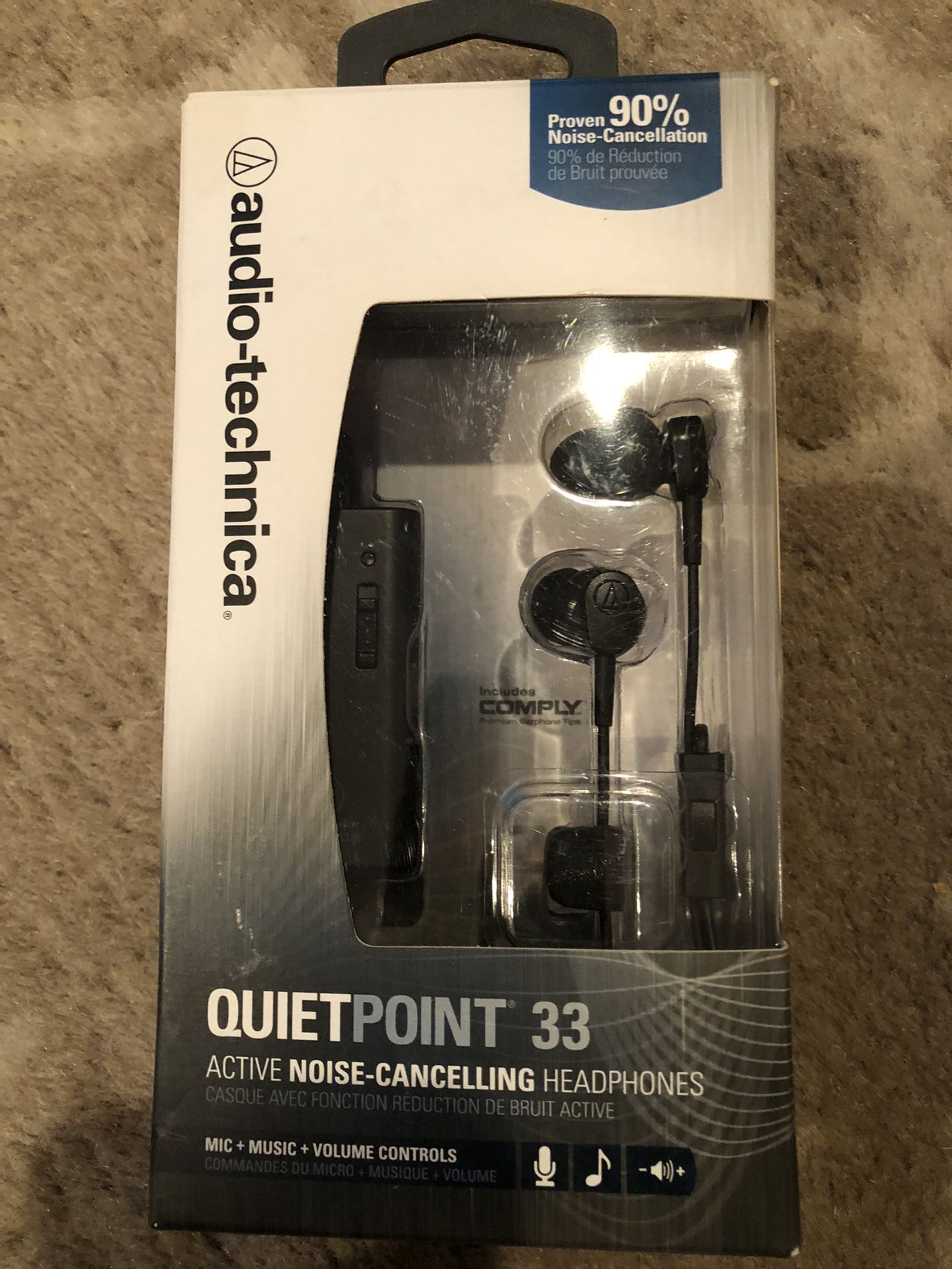 Quiet Point 33 Noise canceling headphones