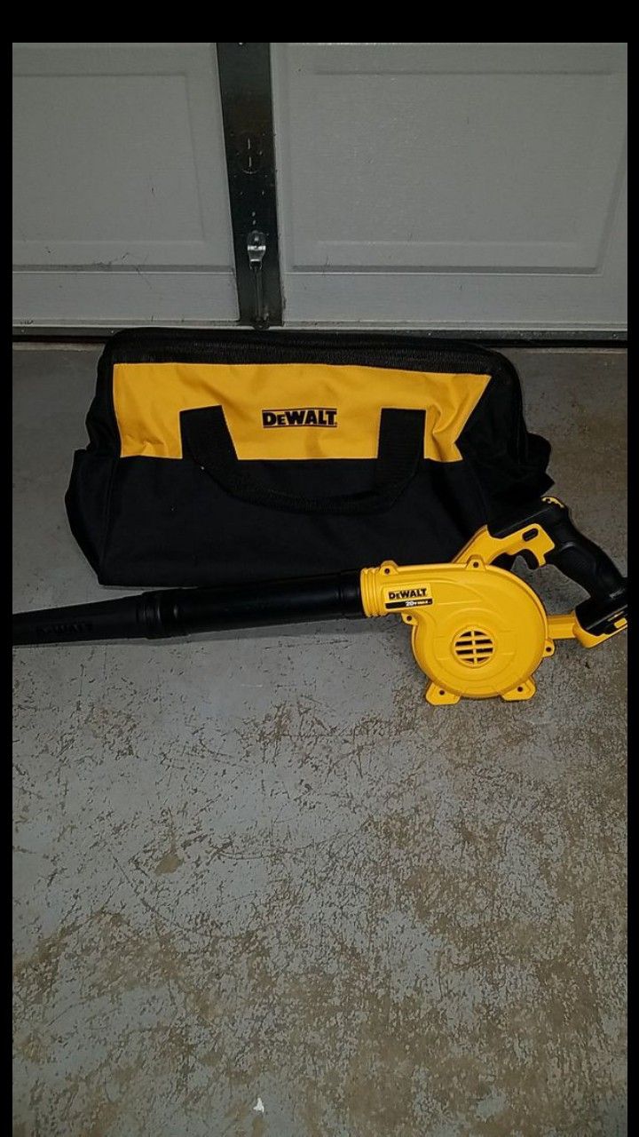 New dewalt 20v MAX blower