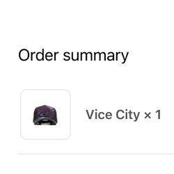 New LIMITED Rude Awakenings x Tombochio, Vice City Hat with box!