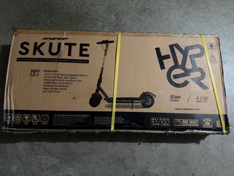 Hyper Skute 37V 16MPH  14 miles Jet Fuel Folding E-Scooter 8.5in