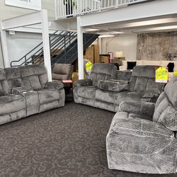 3pc Manual Reclining Set