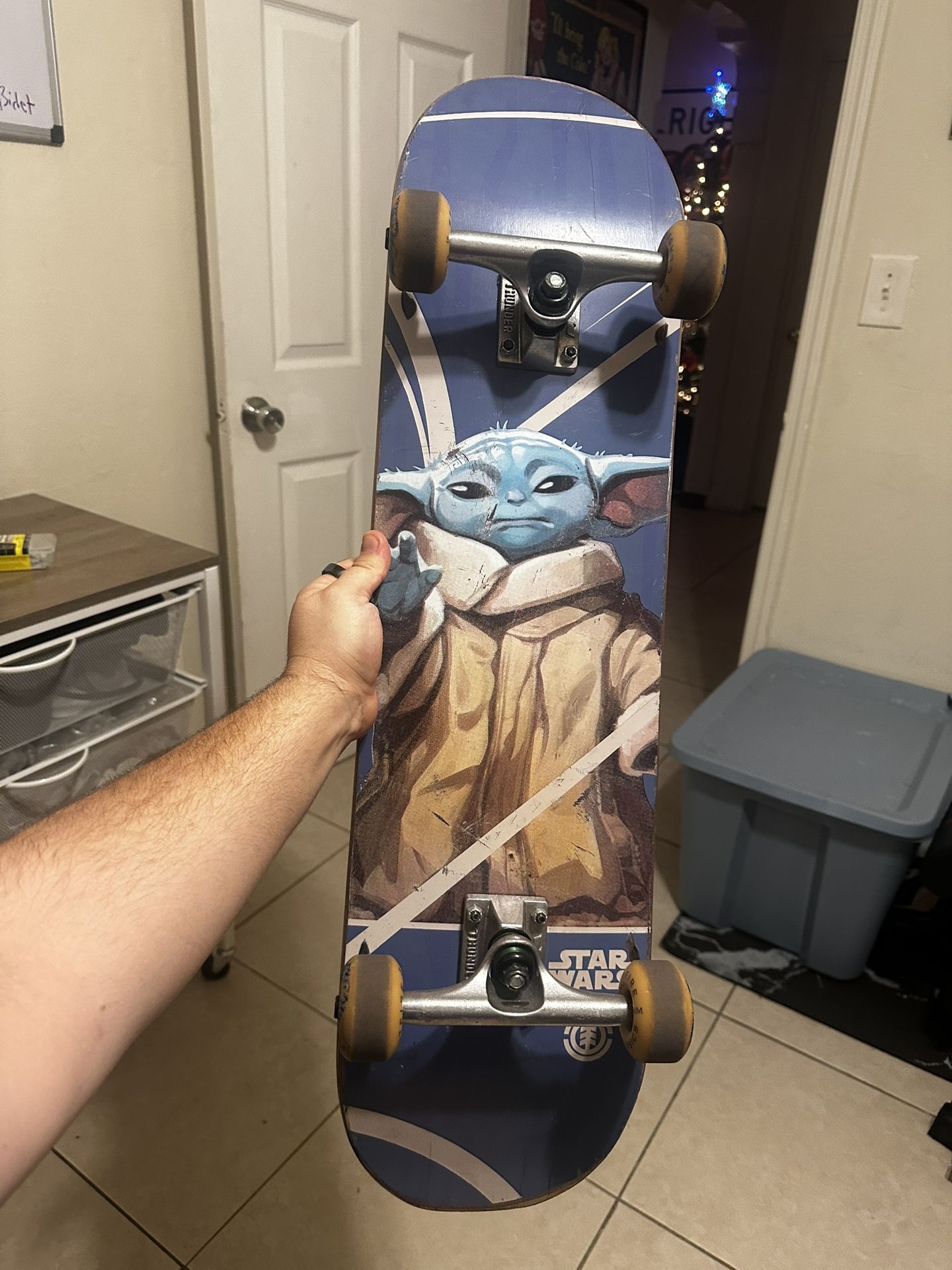 Element x Star Wars Mandalorian Grogu Skateboard