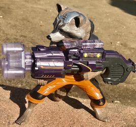Toy. Rocket with Blaster. Works. Guardians of Galaxy