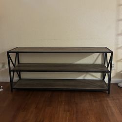 TV Stand with Shelves