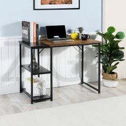 Homy Casa DEMBE 39” Multi-Purpose Desk and Storage Shelf Open Box
