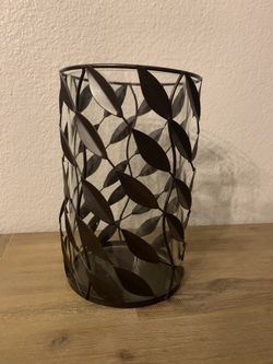 Large candle vase