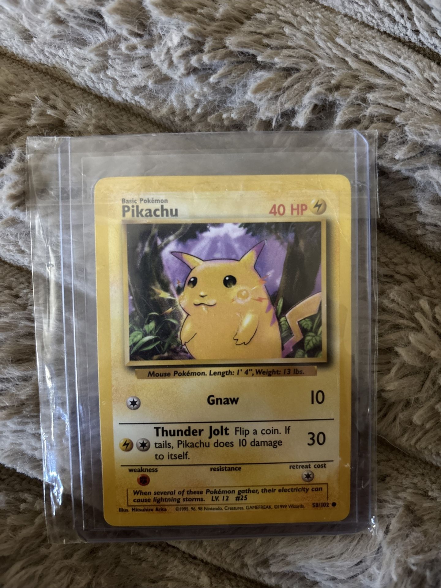 $1000 Year 1999 Pokémon card Pikachu