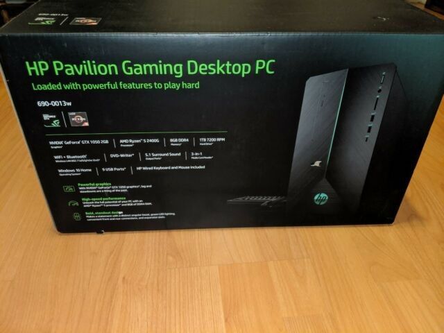 BRAND NEW SEALED HP PAVILION GAMING DESKTOP PC