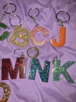 Resin keychains