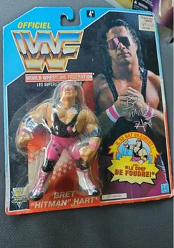 WWF Bret Hitman Hart Action Figure MOC