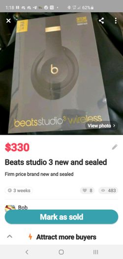 Beats studio 3 new sealed