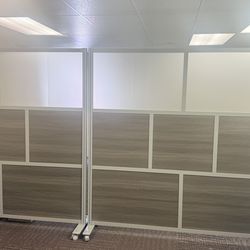 Modern Mobile Office Partition / Room Divider Panels