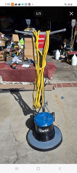 Clarke scrubing and polish floor machine perfect condicion 325.00