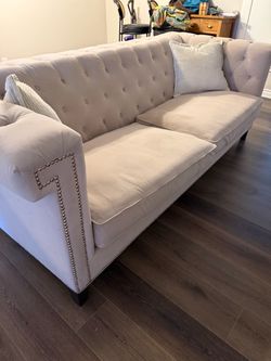 Chesterfield Tufted Sofa with Nailhead Trim