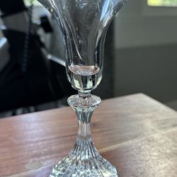 Mikasa German Glass Crystal Vintage Candlestick Holder 