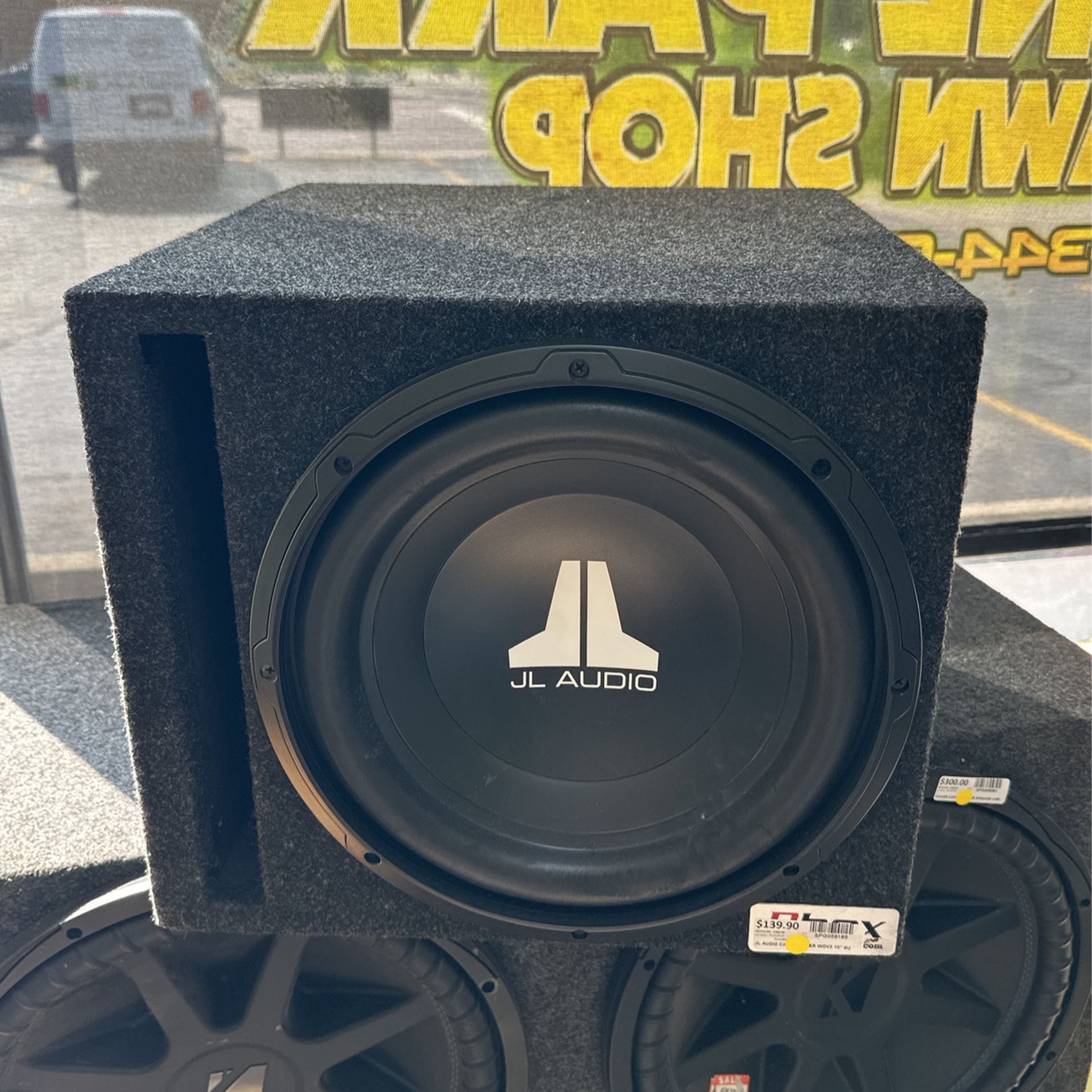 JL Audio W0v3 Series 10” Subwoofer In Box