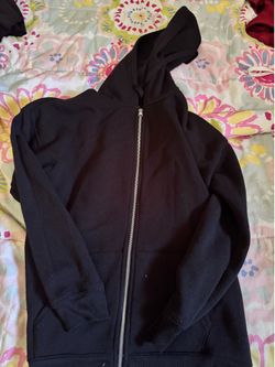 black zip up