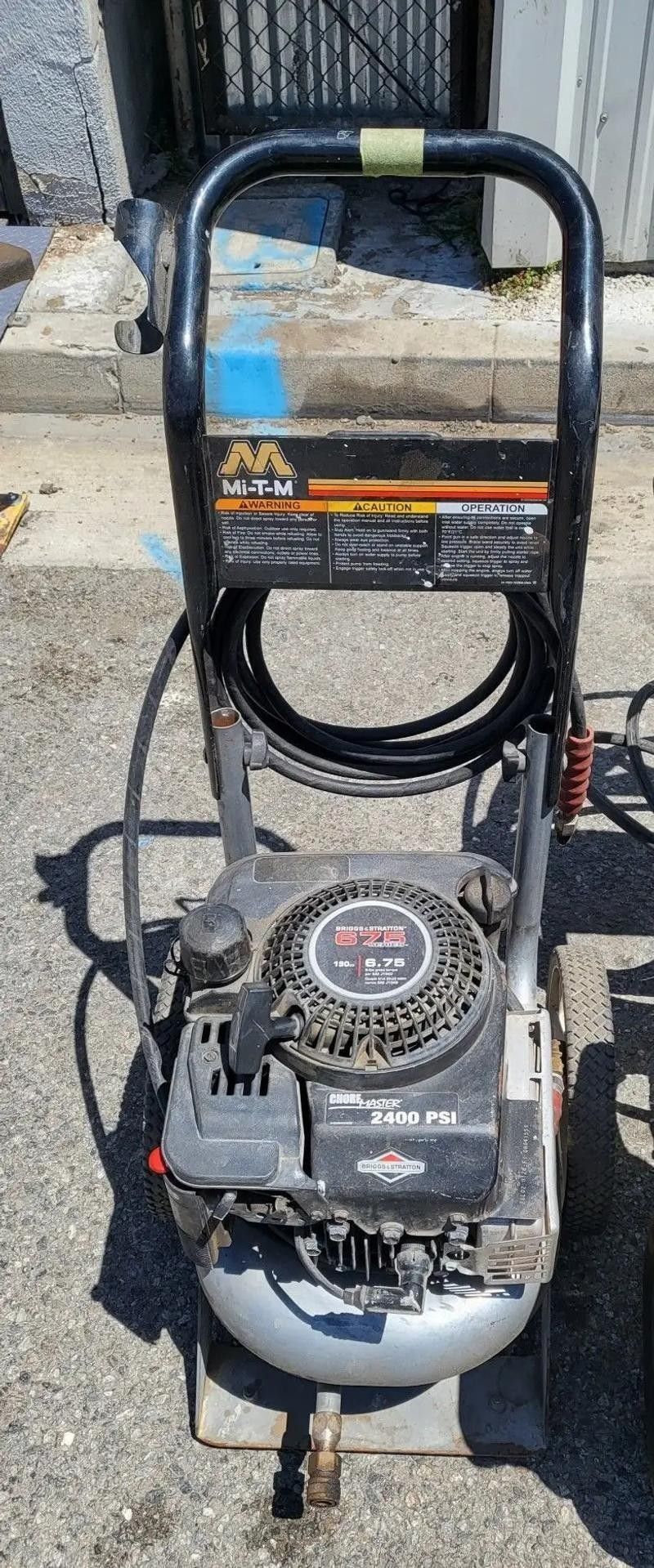 Mi T M 2400 Psi Pressure Washer Machine