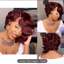 Curly Bob Wig