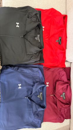Lot of 4 Under Armour Men's UA Command Warm-Up Full-Zip Jackets