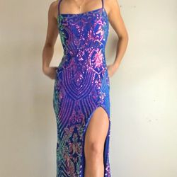 Dark Purple Elegant Former/ Prom Dress