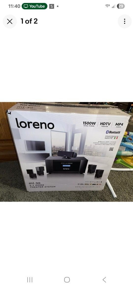 Loreno ml-30 Bluetooth Surround Sound System