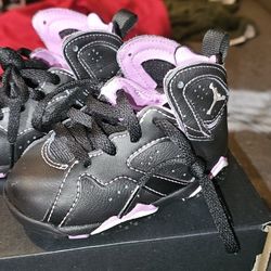 Jordan Retro 7 Purple And Black Toddler