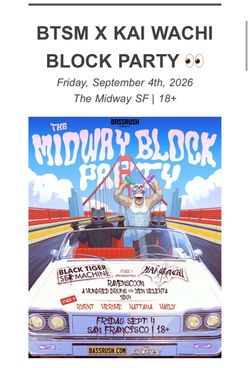 Kai wachi btsm block party VIP ticket