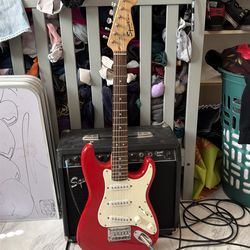 fender squier mini electric guitar