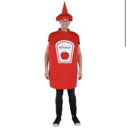 Adult Ketchup And Mustard Halloween Costume