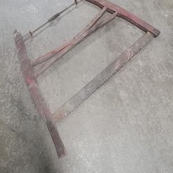 Large Old Wood Saw