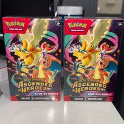 Pokemon Ascended Heroes Booster Bundles