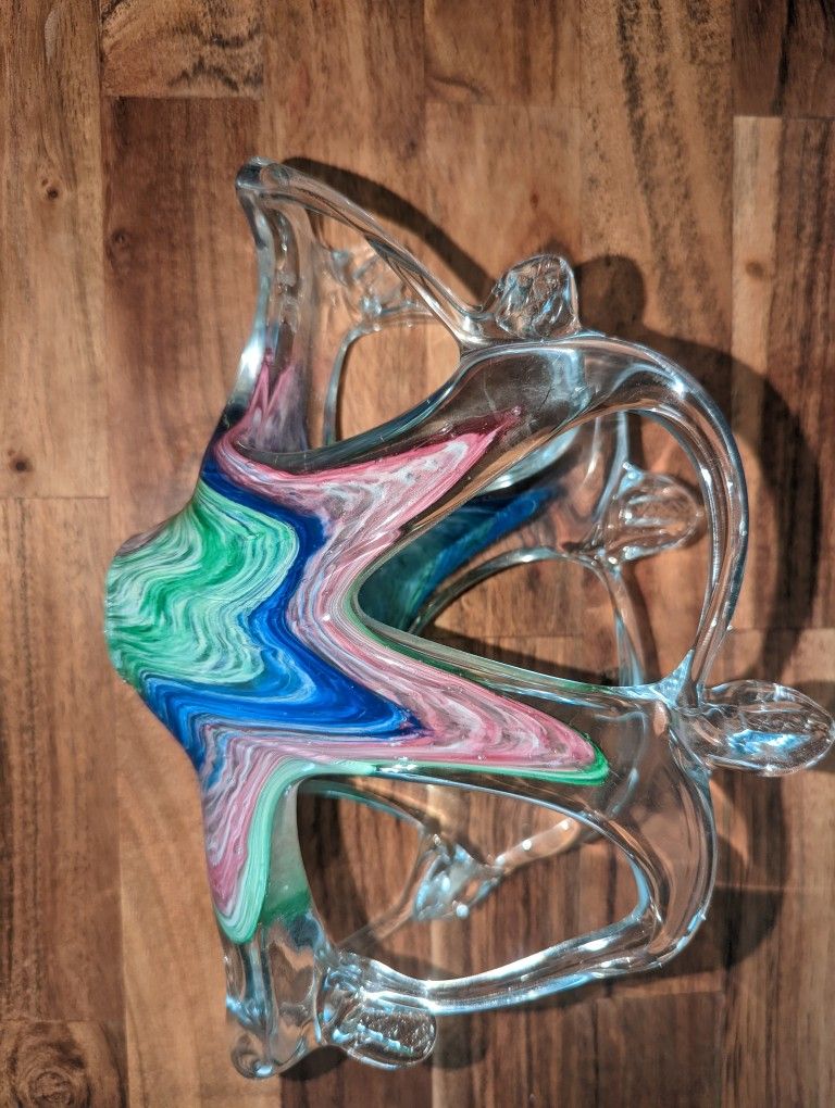 Blown Glass Napkin Holder