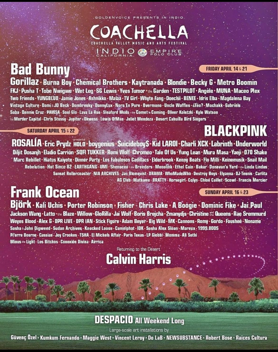 Car Ride To Coachella