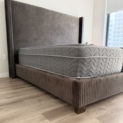 King Size Bed Frame And Mattress 